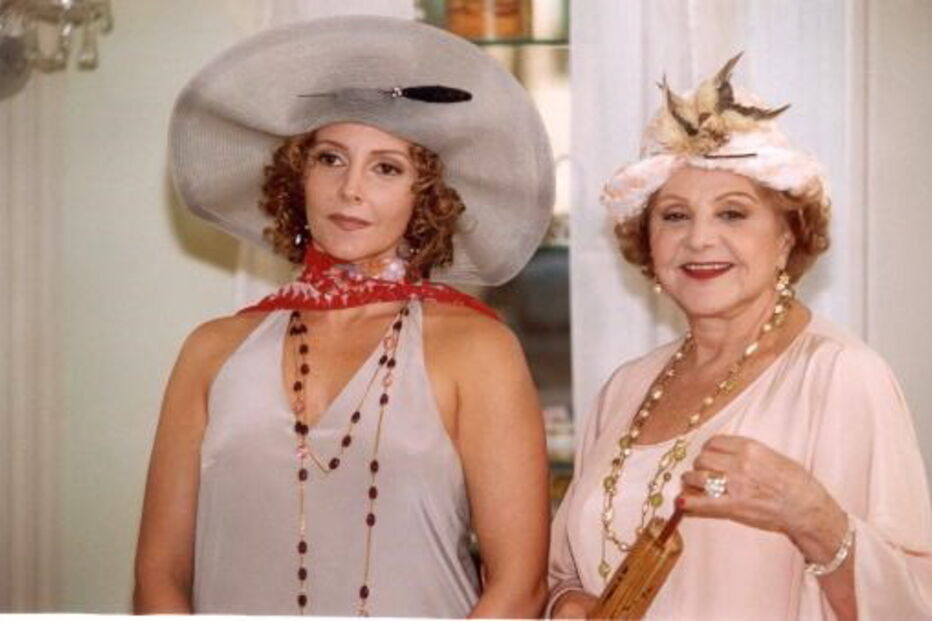 Atriz Eva Todor a interpretar a personagem Josefe na novela 