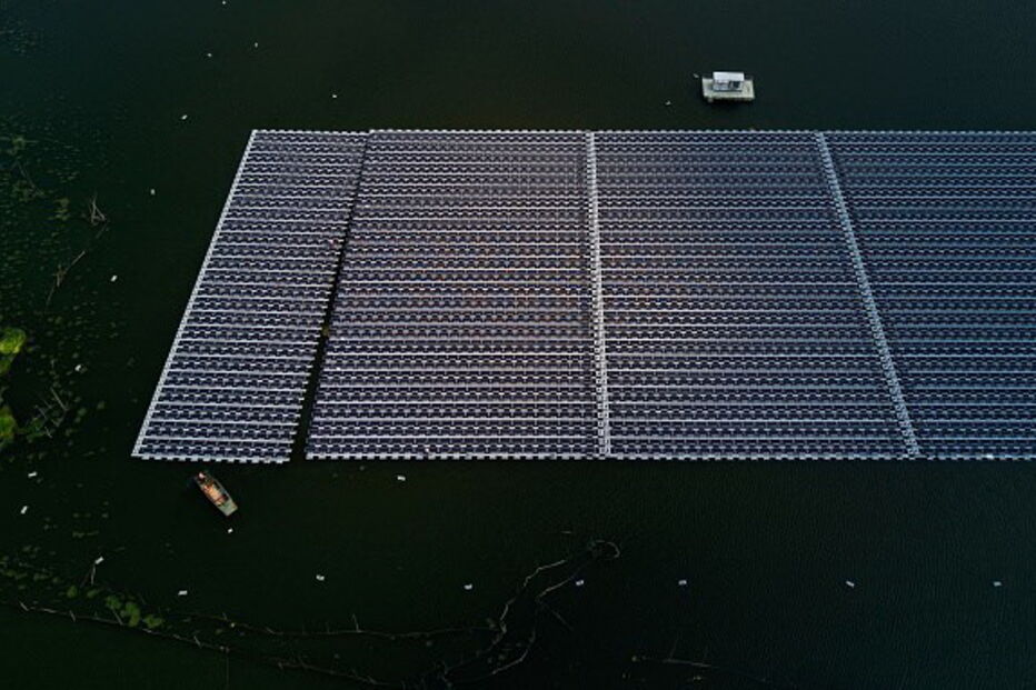 Esta será a maior central de energia solar flutuante
