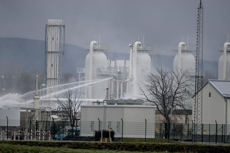 Explosão em central de gás natural de Baumgarten, na Áustria