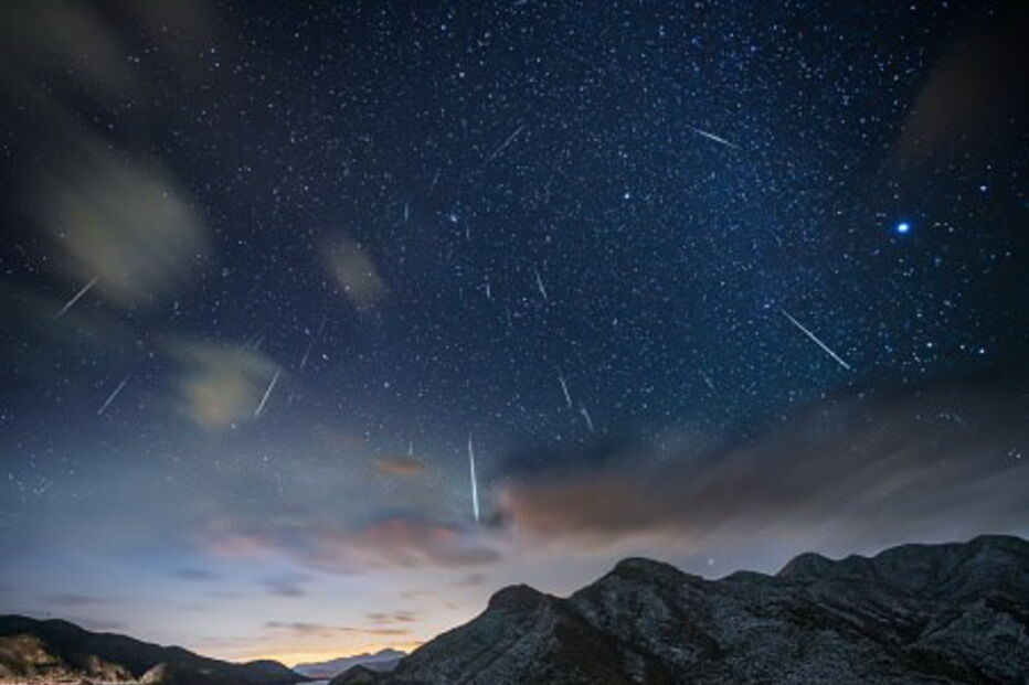 chuva estrelas, meteoros, céu 