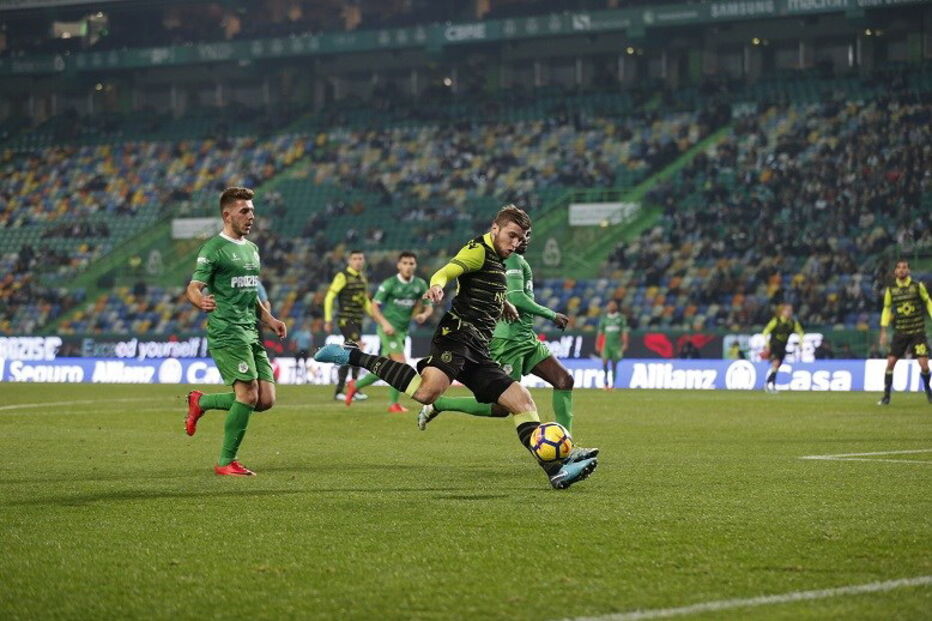 Sporting e Vilaverdense no jogo da Taça de Portugal