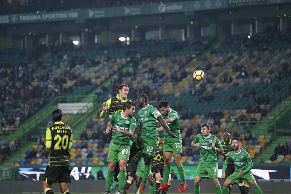 Sporting e Vilaverdense no jogo da Taça de Portugal