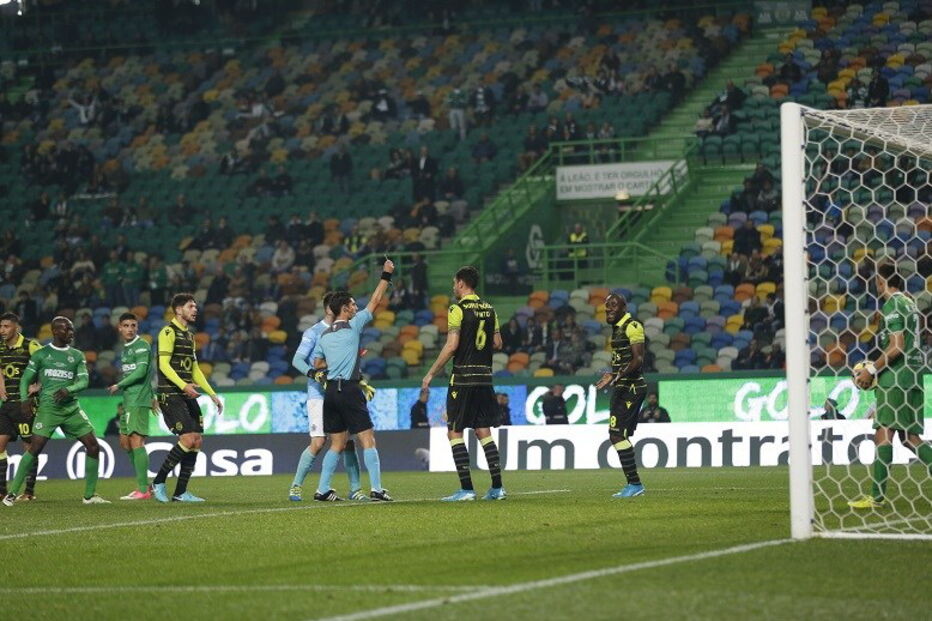 Sporting e Vilaverdense no jogo da Taça de Portugal