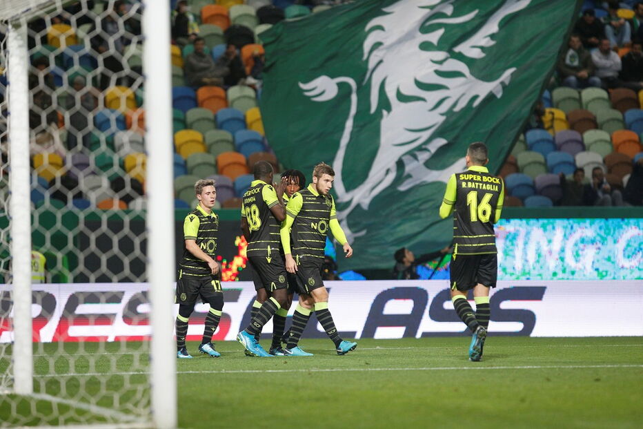 Sporting e Vilaverdense no jogo da Taça de Portugal