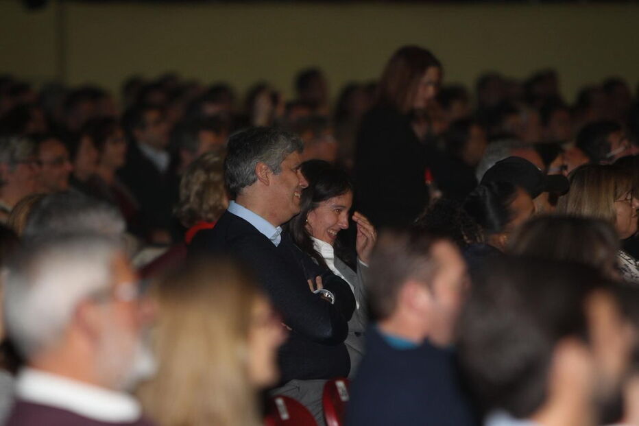 O ministro das Finanças, Mário Centeno, assistiu ao concerto