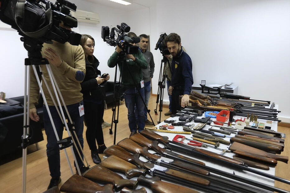 PSP exibiu o arsenal apreendido ao técnico de armas 
