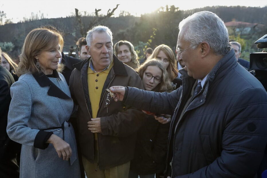 António Costa visitou concelhos afetados pelos fogo de Pedrógão Grande
