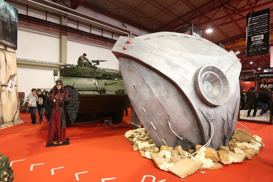 Multidão invadiu os pavilhões da Exponor, este domingo, para a Comic Con Portugal 2017