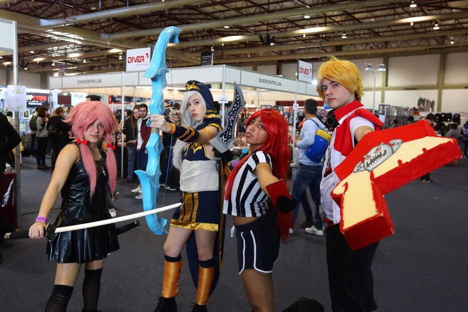 Multidão invadiu os pavilhões da Exponor, este domingo, para a Comic Con Portugal 2017