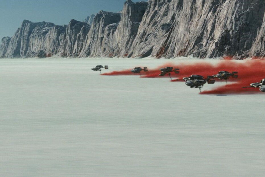 Cenas do filme 'Guerras das Estelas, Os Últimos Jedi' 