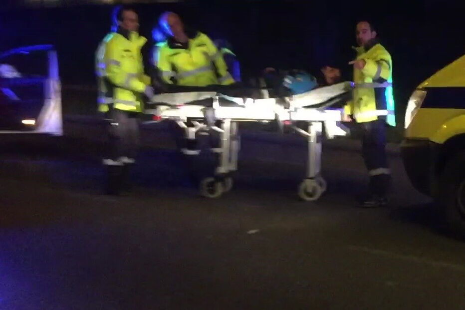 Polícia ferido em acidente com moto em Lisboa