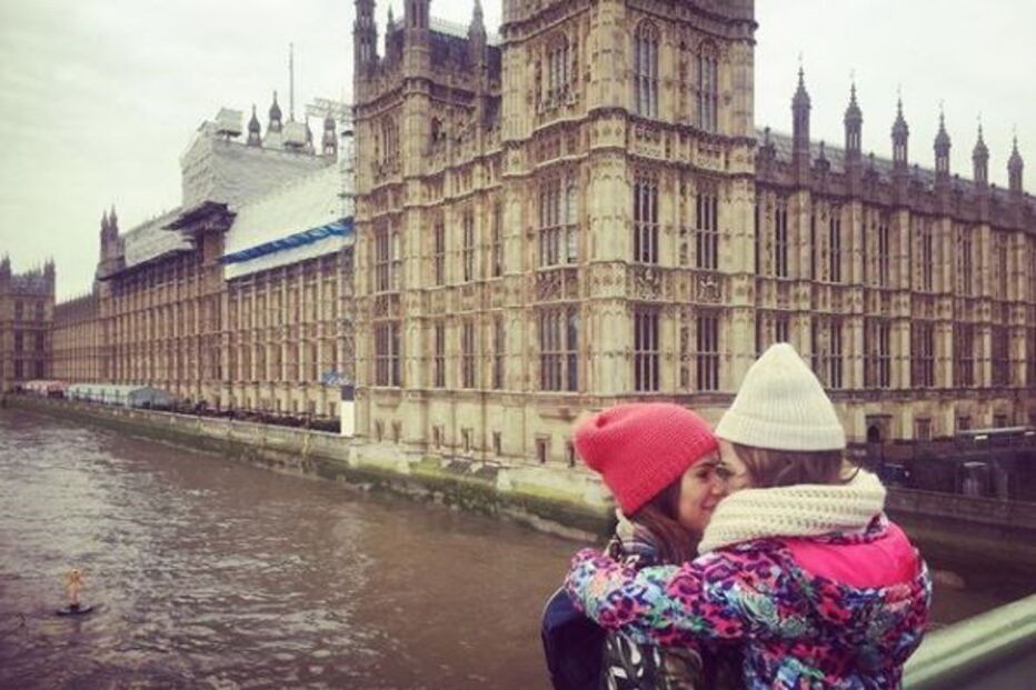 Cláudia Vieira com a filha, Maria