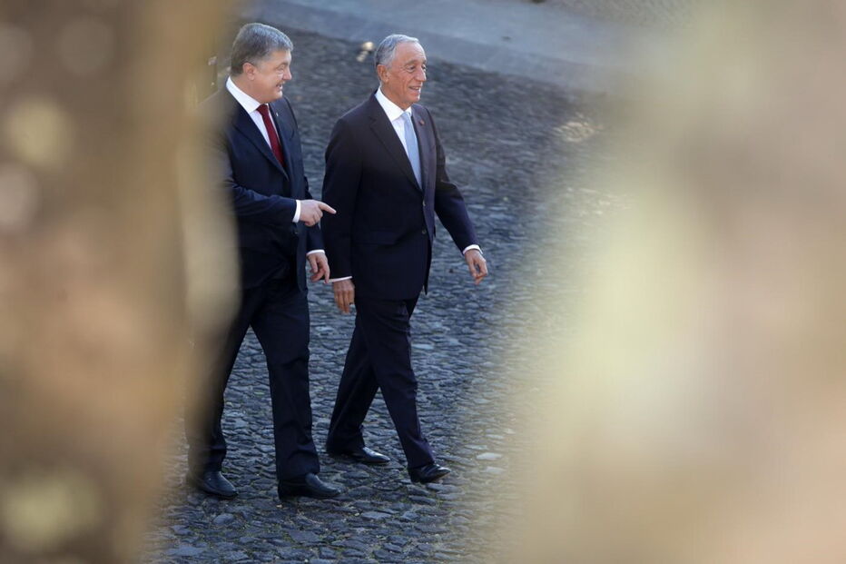 Marcelo Rebelo de Sousa e Petro Poroshenko