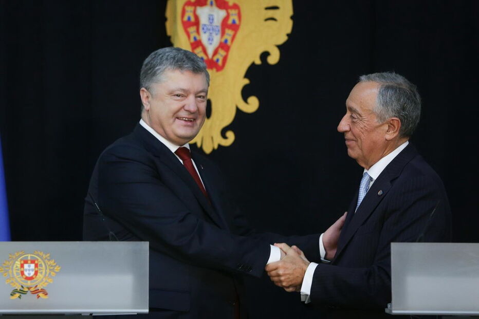 Marcelo Rebelo de Sousa e Petro Poroshenko