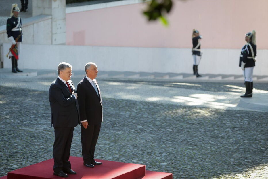 Marcelo Rebelo de Sousa e Petro Poroshenko