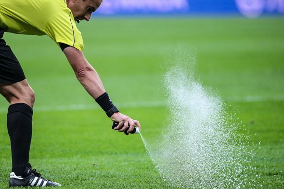 Spray, Árbitros, futebol