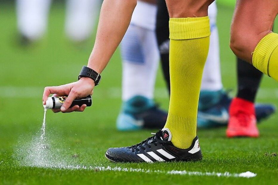 Spray, Árbitros, futebol