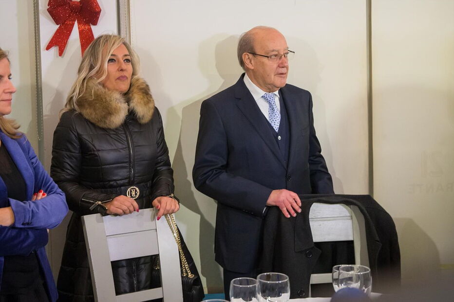 Pinto da Costa com Cláudia Campo