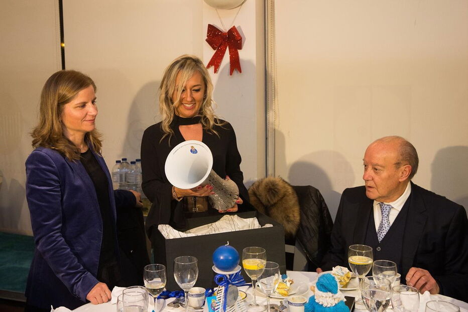 Pinto da Costa com Cláudia Campo