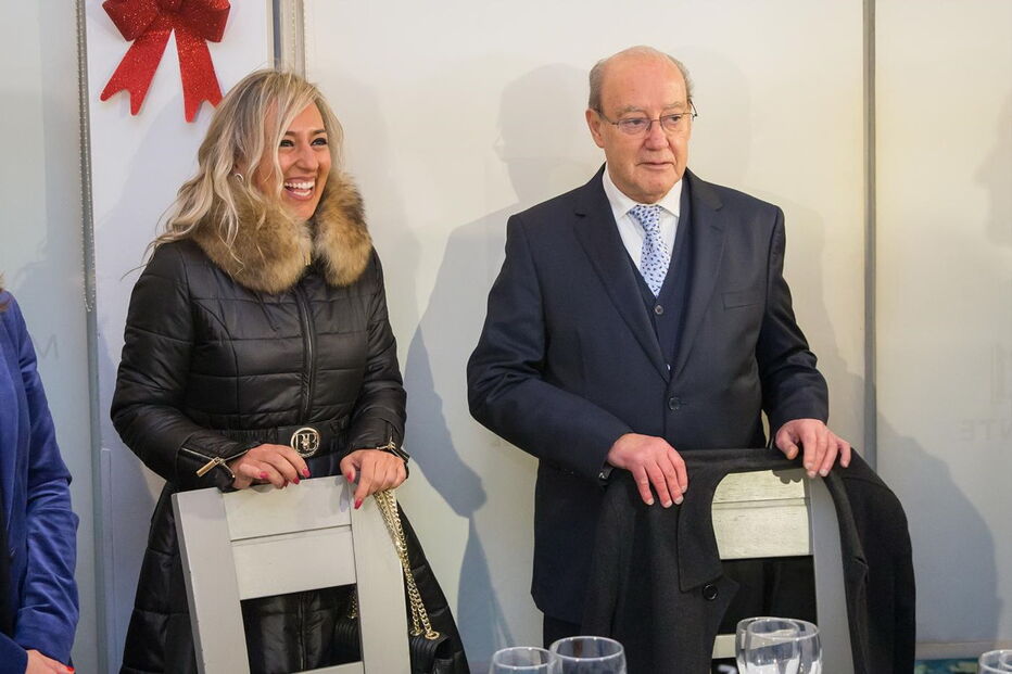 Pinto da Costa com Cláudia Campo