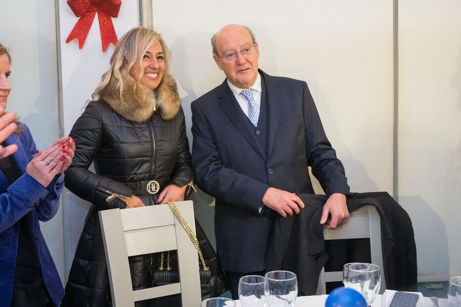 Pinto da Costa com Cláudia Campo