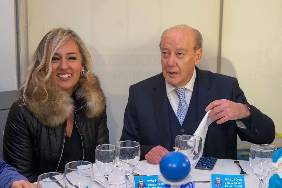 Pinto da Costa com Cláudia Campo