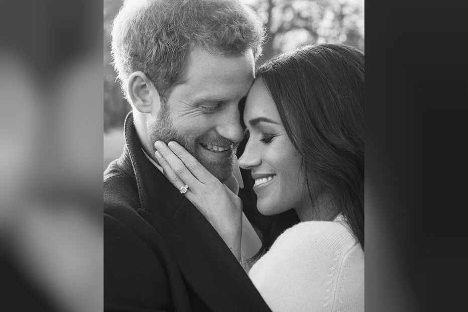As imagens oficiais do noivado do príncipe Harry e Meghan Markle