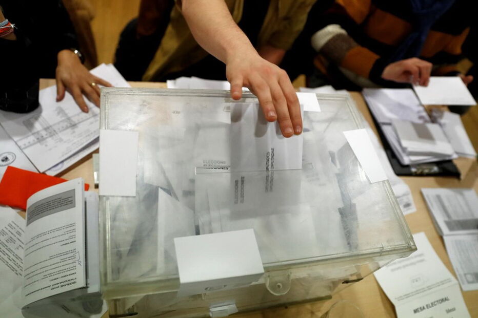 Contagem de votos na Catalunha