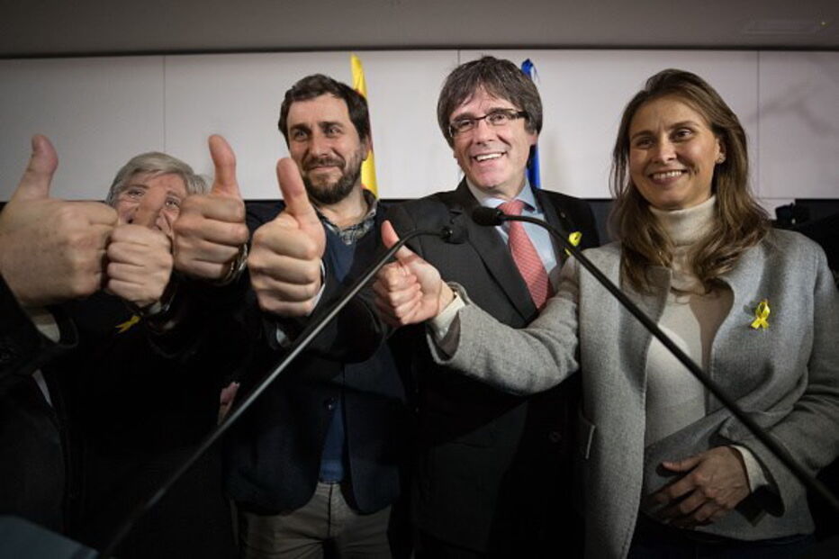 Puigdemont reage aos resultados das eleições na Catalunha