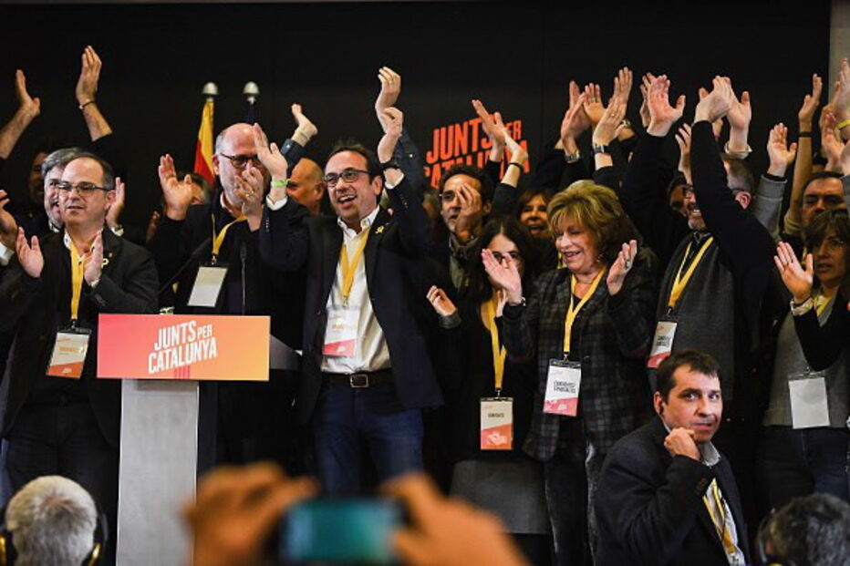 Junts Per Catalunya reagem aos resultados das eleições na Catalunha
