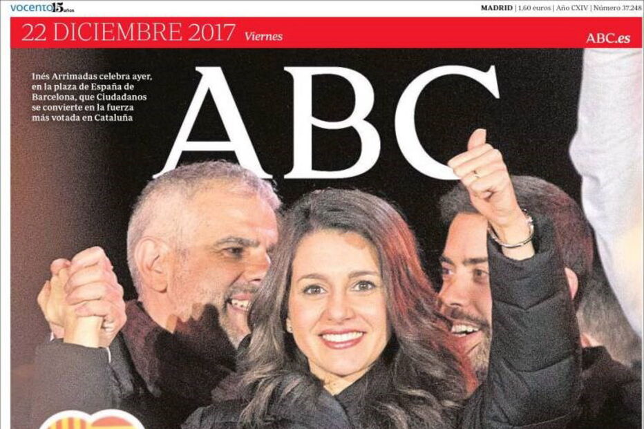 Jornais espanhóis reagem às eleições na Catalunha