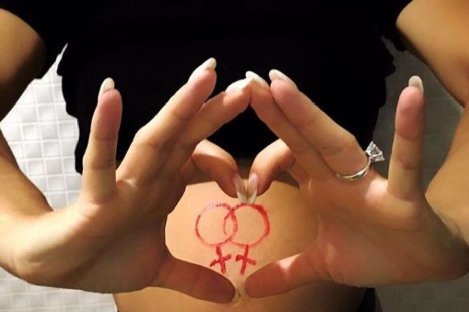 Luciana Abreu durante a gravidez