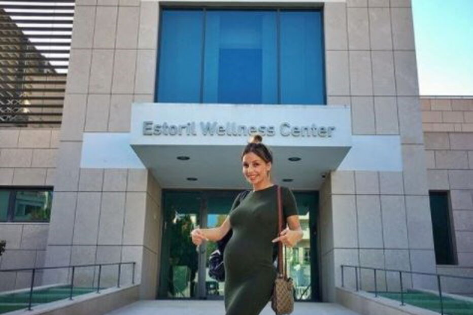 Luciana Abreu durante a gravidez