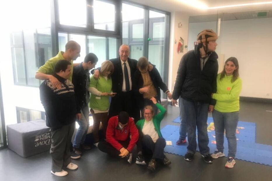 Marcelo visita Casa dos Marcos na véspera de Natal