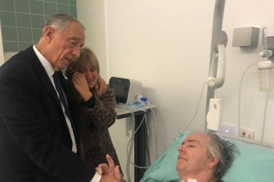 Marcelo visita Casa dos Marcos na véspera de Natal