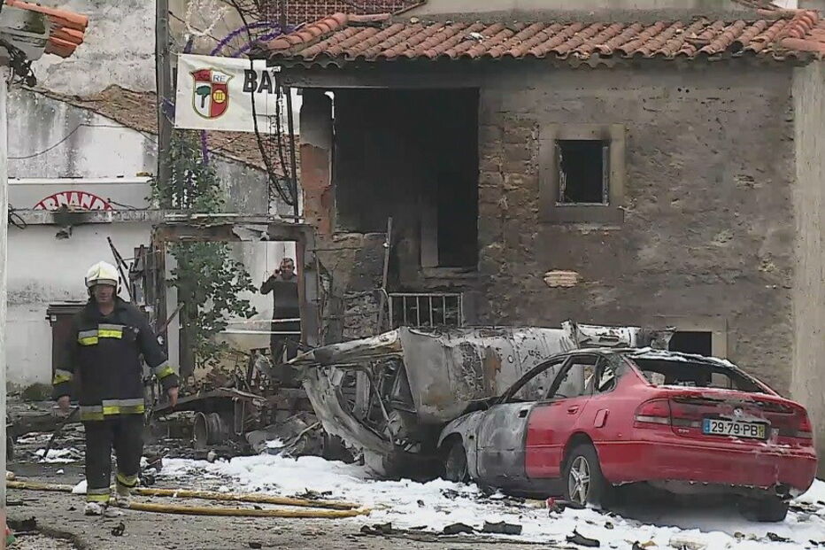 Explosão de material pirotécnico