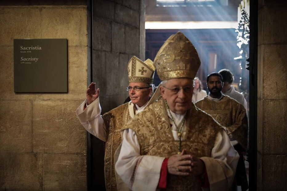 O Patriarca de Lisboa, D. Manuel Clemente, celebra a missa Pontifical do Natal na Sé de Lisboa