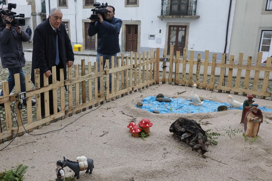 Marcelo em Pedrógão Grande no Natal