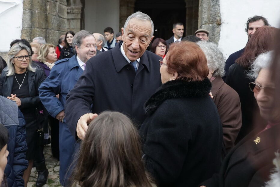 Marcelo em Pedrógão Grande no Natal