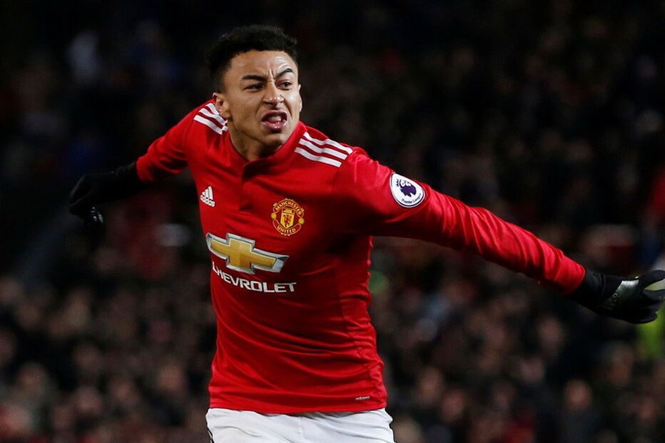 Lingard foi o grande destaque da partida, ao apontar dois golos