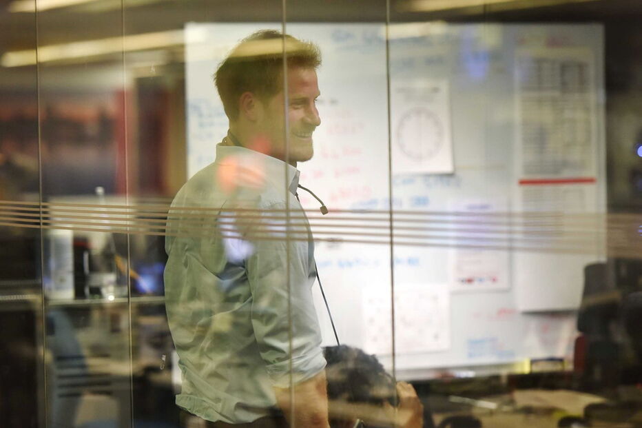 Príncipe britânico Harry na BBC