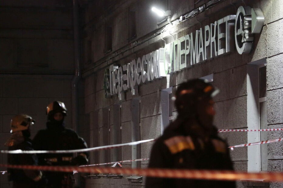 Explosão de supermercado em São Petersburgo