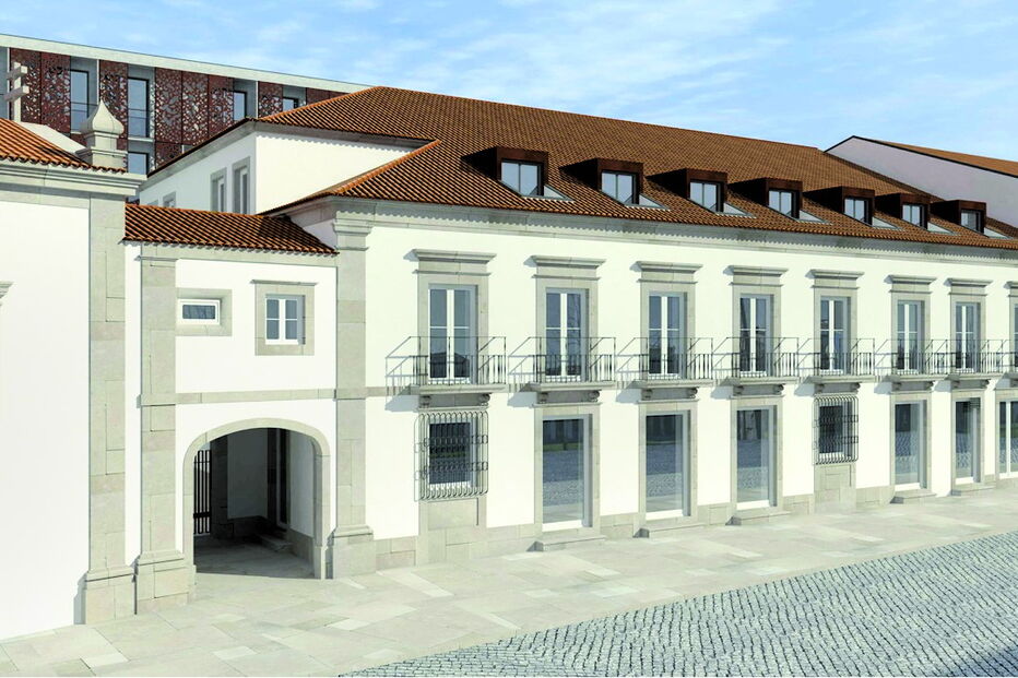 Hotel de qualidade superior vai nascer junto ao Convento das Convertidas, mesmo no centro da cidade de Braga  