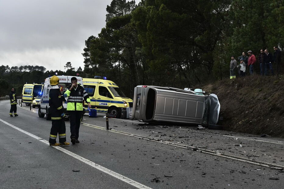 Violenta colisão em Tondela