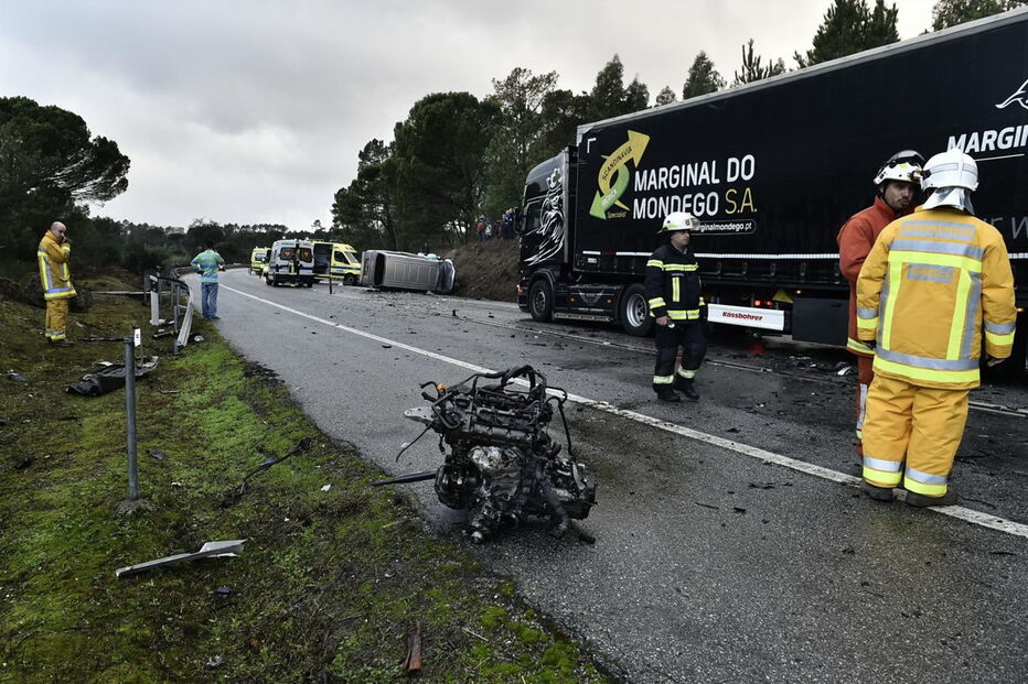 Violenta colisão em Tondela