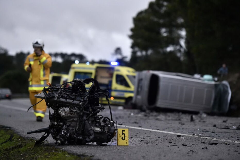 Violenta colisão em Tondela