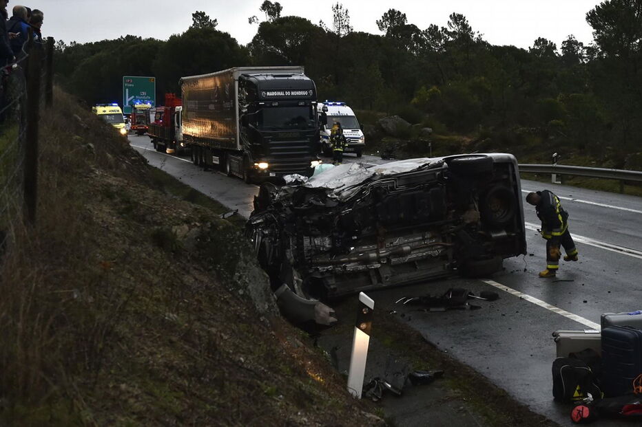 Violenta colisão em Tondela