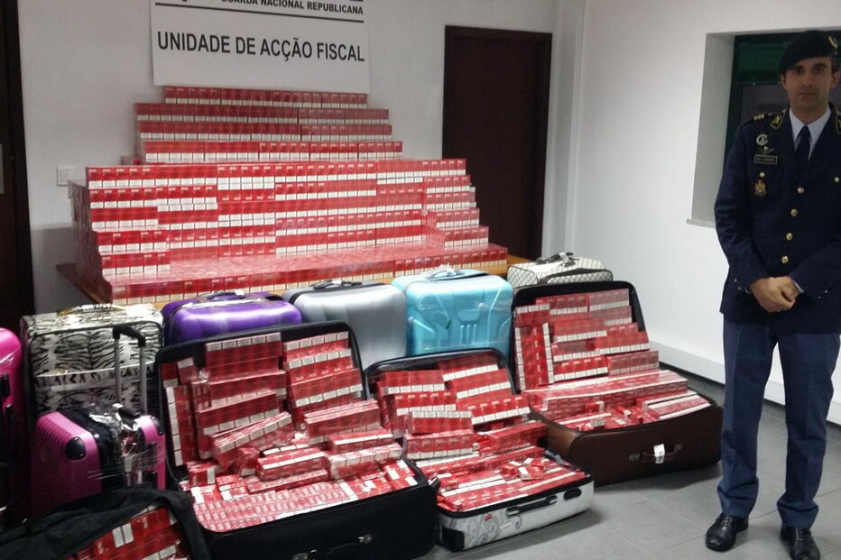 Mais de 200 mil cigarros apreendidos na fronteira de Vilar Formoso