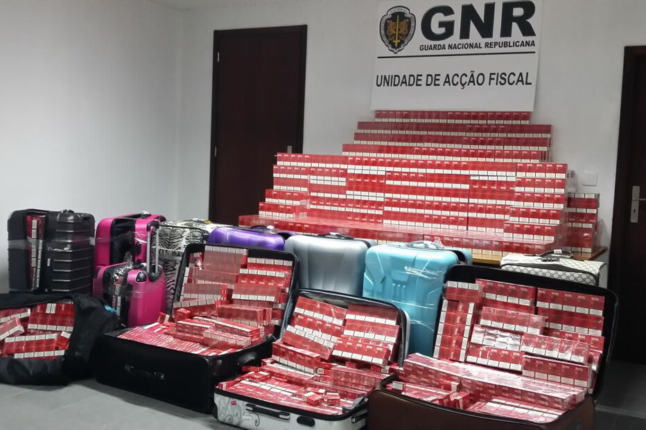 Mais de 200 mil cigarros apreendidos na fronteira de Vilar Formoso