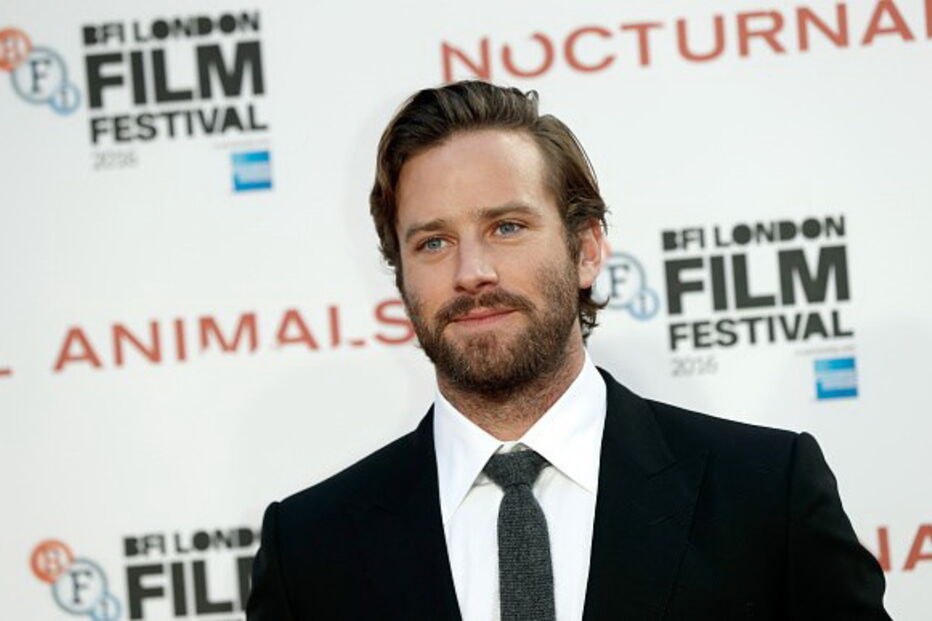 O ator norte-americano Armie Hammer, de 31 anos, aparece em 3.º lugar da lista dos homens mais bonitos do mundo